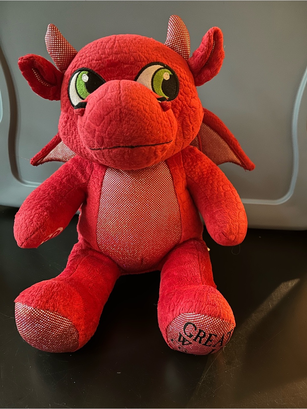 Build-A-Bear Red Dragon Plush ( Great Wolf Lodge )